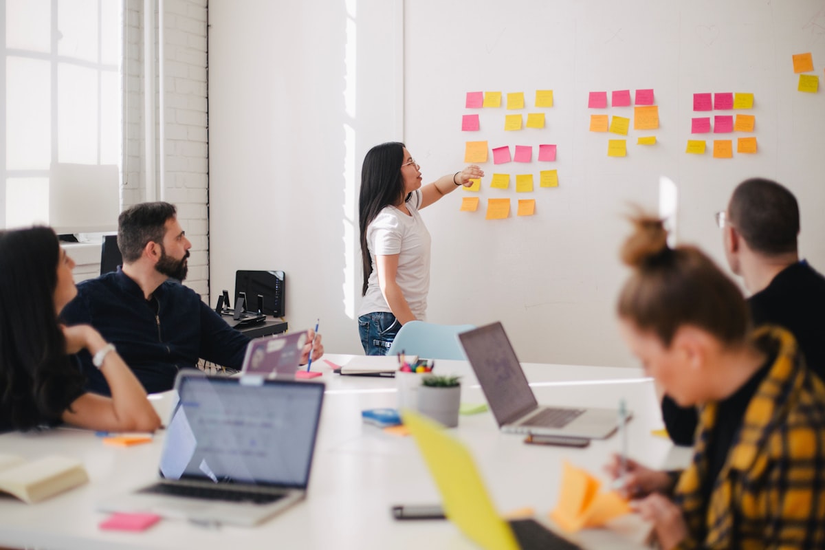 Creative branding workshop for a growing small business team in Houston